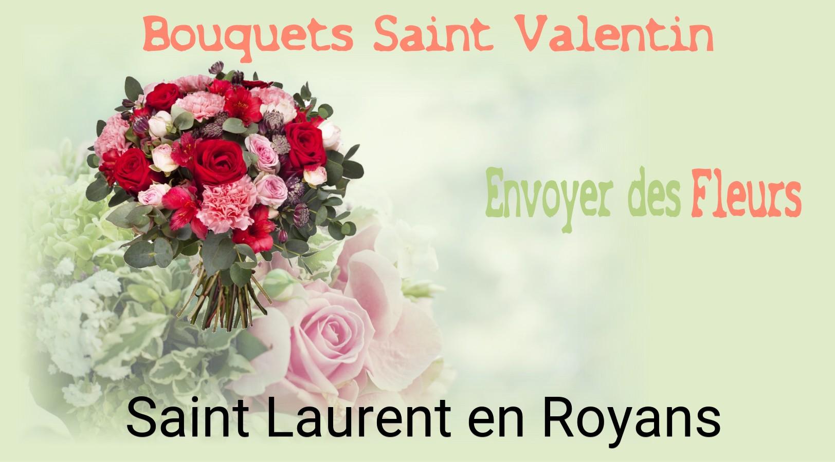 Roses de Saint-Valentin livrées à Saint-Laurent-en-Royans